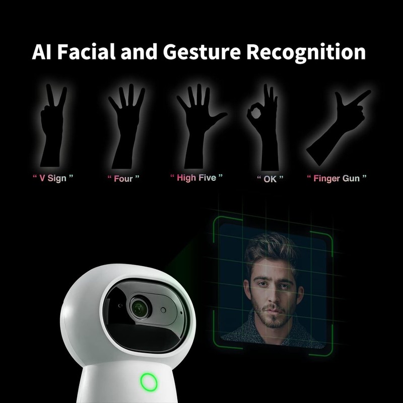 Aqara 2K Security Indoor Camera Hub G3 Pan Tilt 360 View gallery