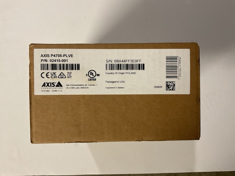 NEW Axis P4705-PLVE 02415-001 2MP Outdoor Dual Sensor IR IP PoE Network Camera gallery