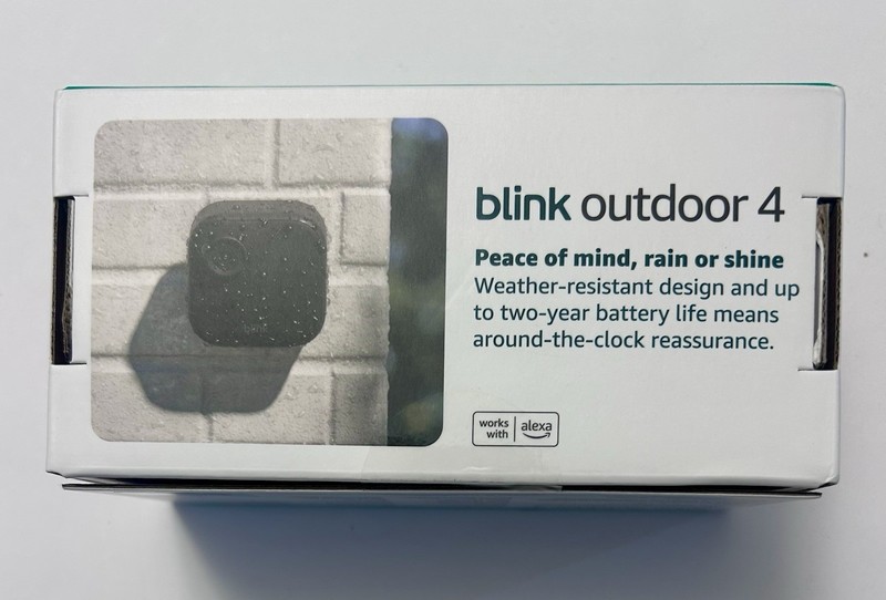 Blink Outdoor 4 Smart Security Camera System 4th Gen 1-Camera kit Box New Sealed gallery