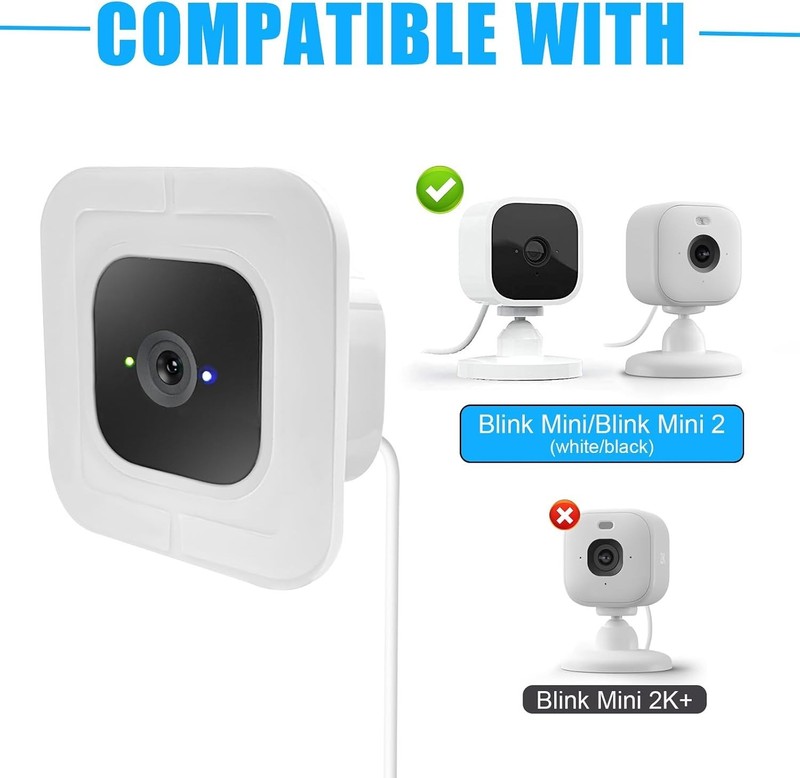 2 Pack Window Mount Compatible with Blink Mini Indoor, Secured Camera Glass W... gallery