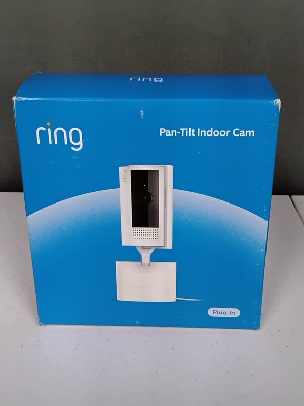 New & Sealed! Ring Pan-Tilt Indoor Camera 360° HD Video Two-Way Talk – NIB!
