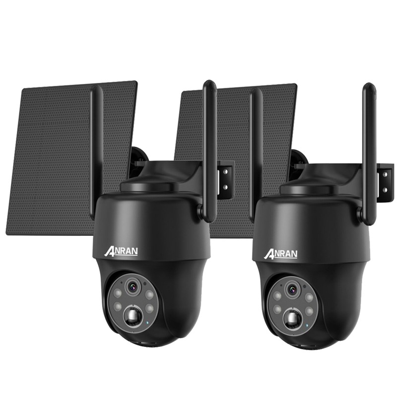 ANRAN 4G LTE Cellular Wireless Solar Battery Security Camera Outdoor w/ SIM Card