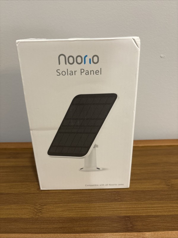 Noorio Solar Panel A201 for Wire-Free Security Cameras – Brand New