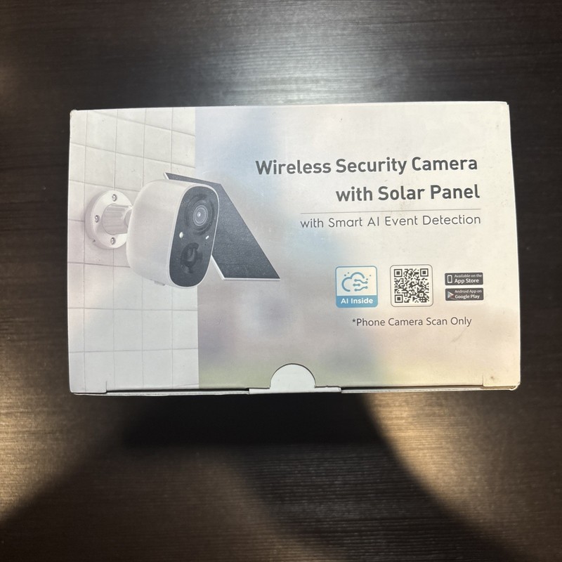 Solar Security Cameras Wireless Outdoor, 2-Way Talk Battery Powered Wi-Fi Camera