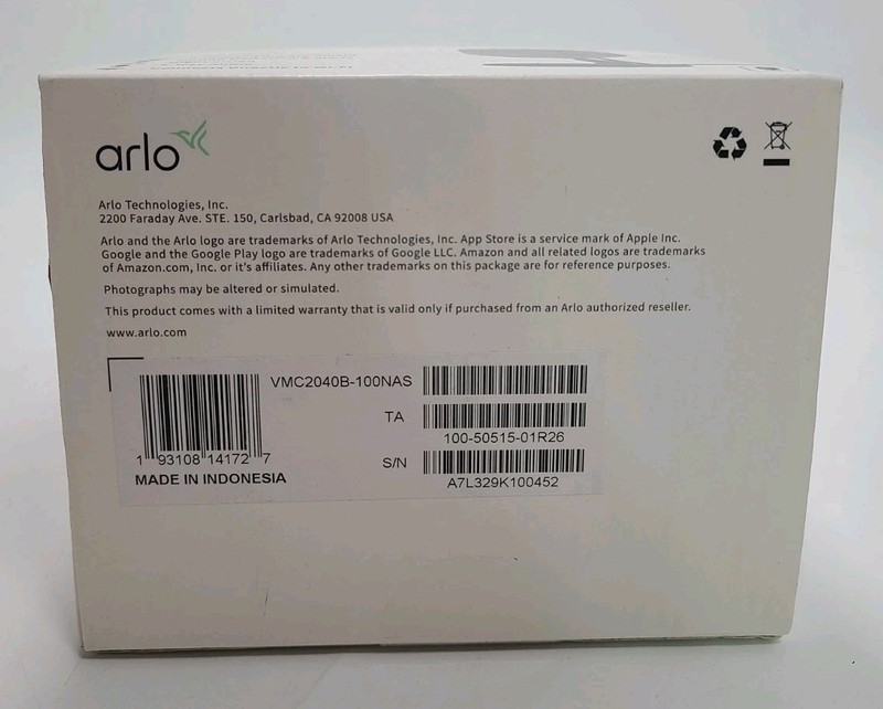 ARLO Essential Indoor BLACK Security Camera Wired VMC2040B-100NAS gallery