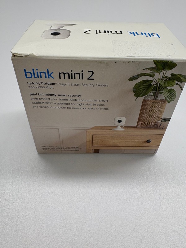 Blink Mini 2 Smart Security Camera Plug-In HD Night Vision Alexa NEW gallery