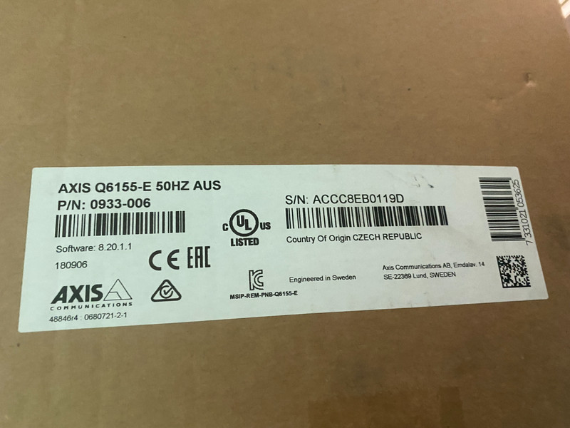 Axis Q6155-E 50Hz PTZ Dome Network Camera 0933-006 gallery