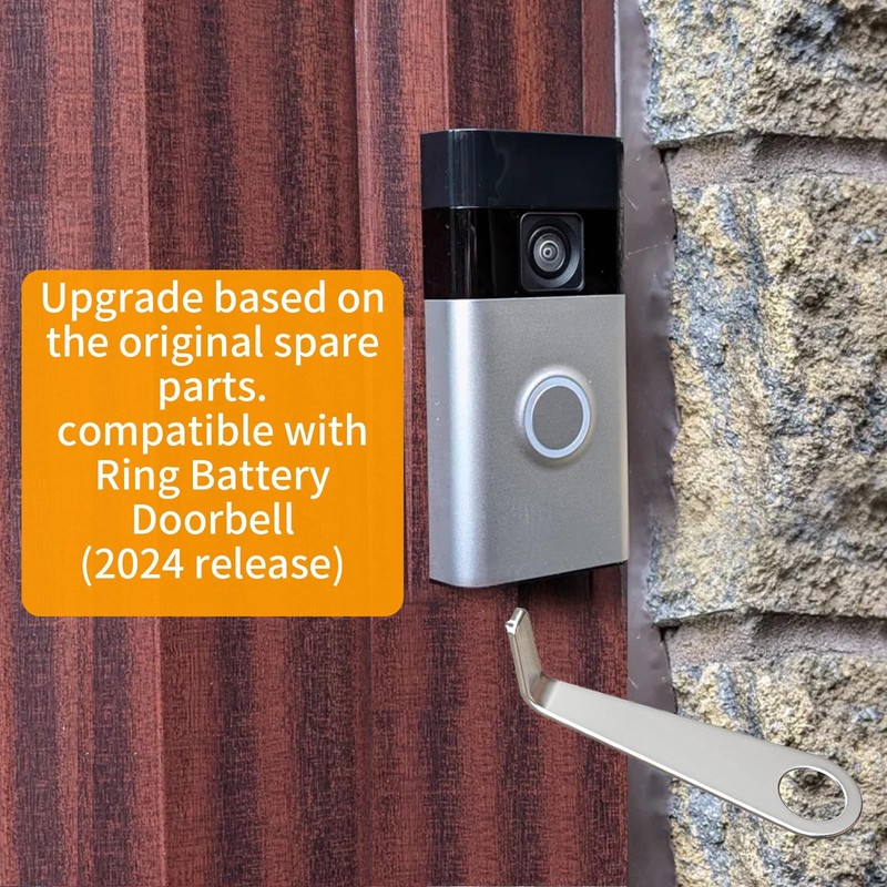 Video Doorbell Removal Key Tool, Metal Upgrade with Keychain, Compatible with... gallery