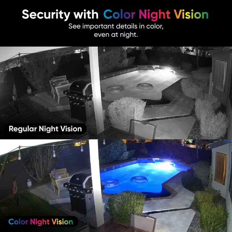Cam V4 Wi-Fi 2.5K QHD Indoor/Outdoor Plug-In Smart Home Security Camera, Color N gallery