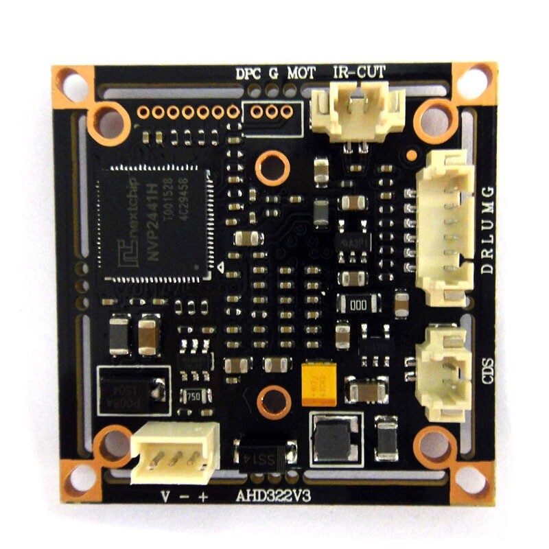 2mp AHD CCTV Camera IMX323 NVP2441 Module Starlight 0.0001Lux board, 2.1mm lens gallery