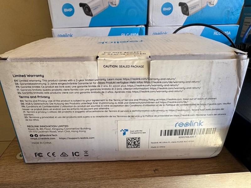 Reolink RLC-810A 8MP Wired IP Bullet Security Camera Outdoor, Google Assistant gallery