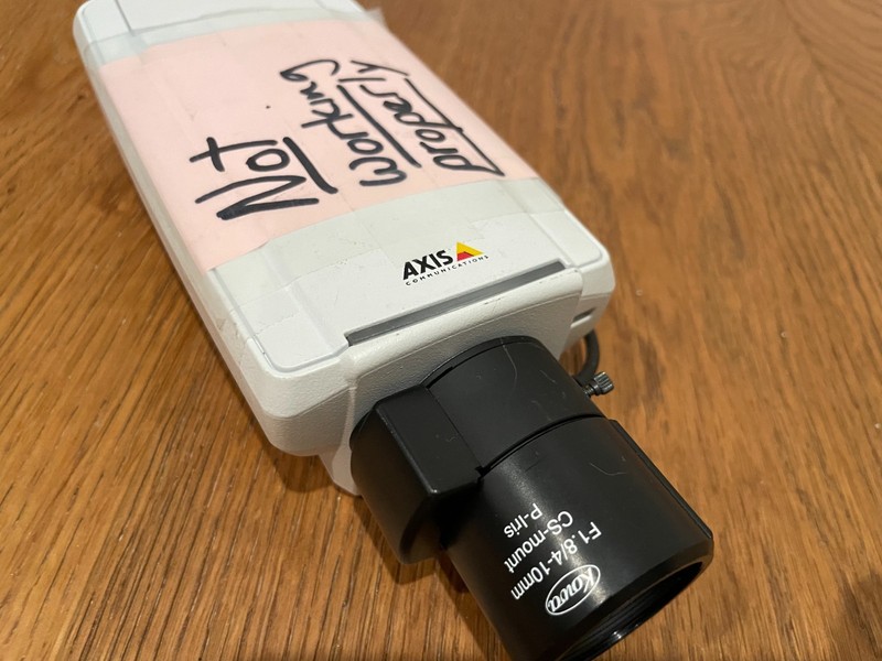 Axis P1346 Network Surveillance Security Camera FOR PARTS - BROKEN gallery