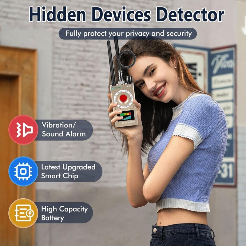 K18+ Portable Hidden Camera Detector – Your Ultimate Privacy Protection Tool gallery