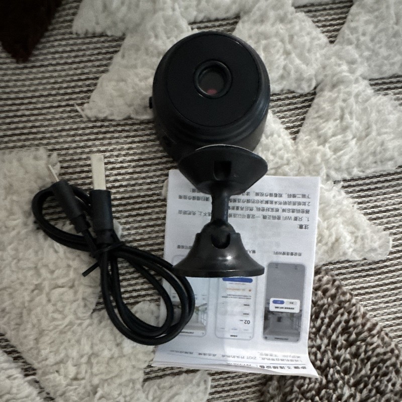 A9 Mini HD Wi-Fi IP Surveillance Camera, Wireless Indoor, Black, USB Power gallery
