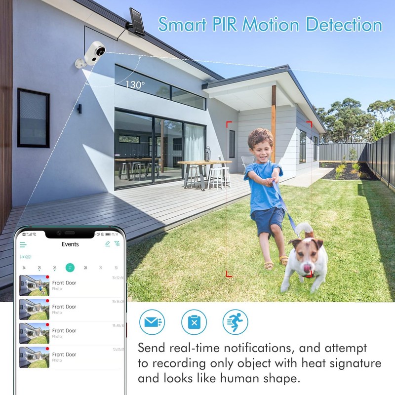 Solar security cameras wireless outdoor, Battery Powered WiFi IP Cameras for ... gallery