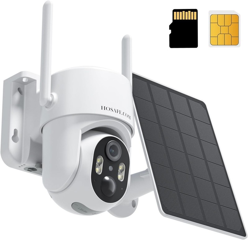 4G LTE Cellular Security Camera No Internet Needed, Solar No wifi Security Ca... gallery
