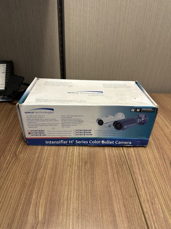 Speco Intensifier H Series Color Bullet Camera Model HTINTB9H