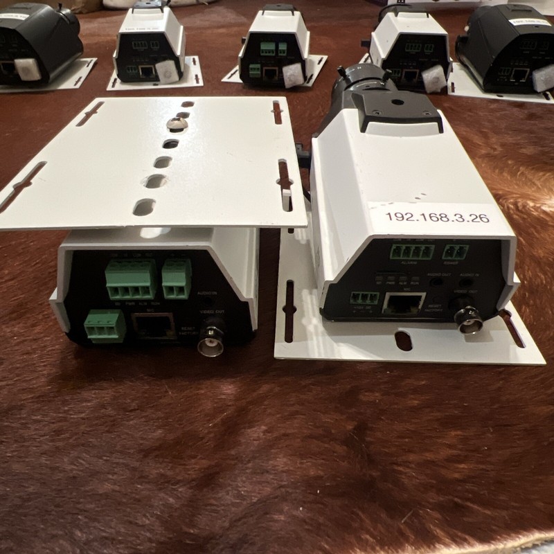 Lot 8 Box SecurityCameras with 8.5mm lense, Onvif Compliant, Day/Night IR, Audio gallery