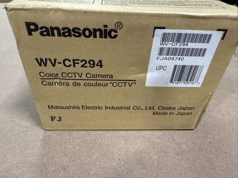 Panasonic WV-CF294 Color CCTV Camera