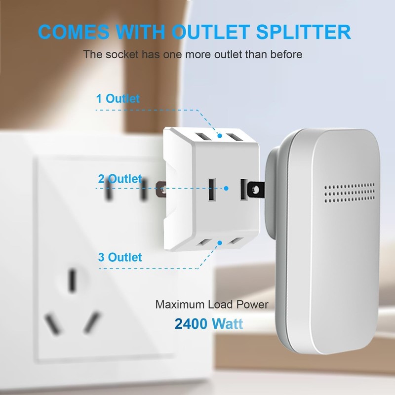 Wireless Doorbell - Self-Powered Door Bells No Battery 1 Buttons & 1 Receiver gallery