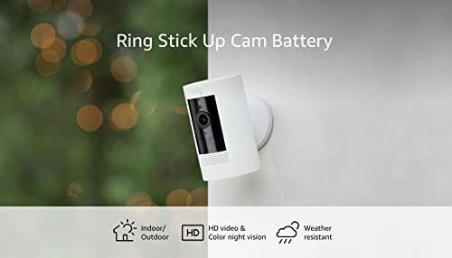 Ring Stick Up Cam Battery HD security camera with custom privacy controls, Simpl gallery