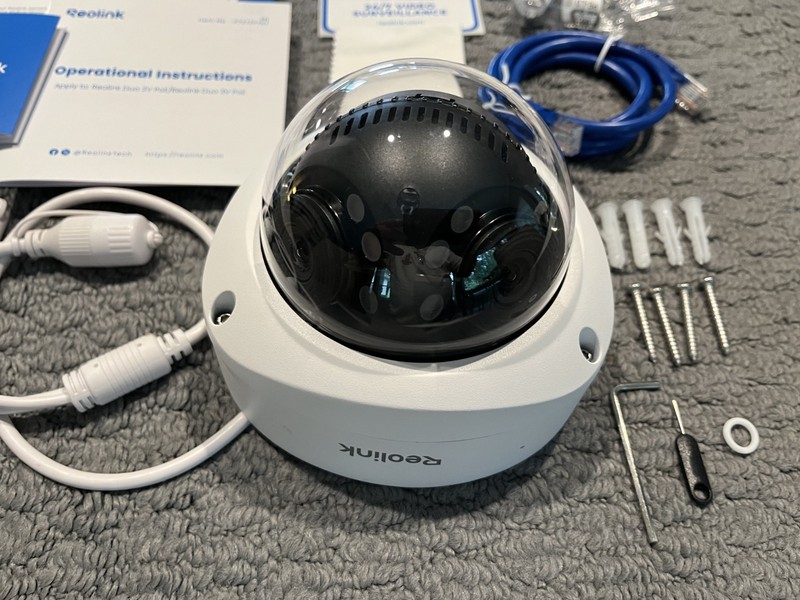 Reolink Duo 3V PoE – 16MP IK10 Dual-Lens PoE Security Camera with 180° Panorama