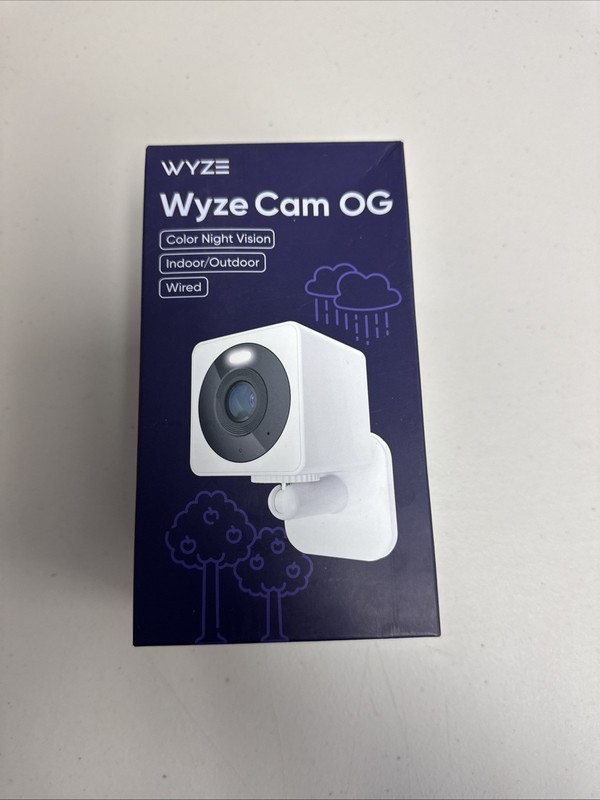 NEW Wyze Cam OG Wired 1080p HD SmartHome Security Camera with Built-In Spotlight