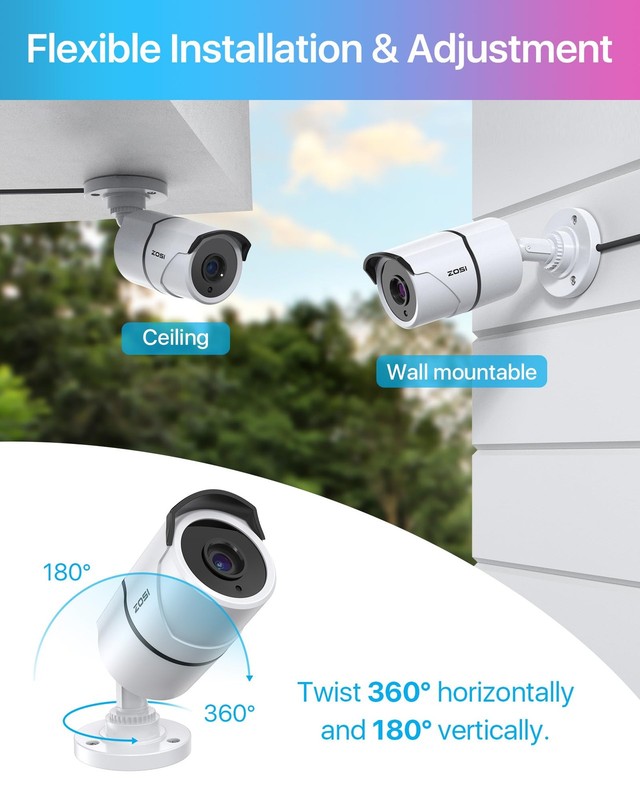 Camara De Seguridad Con Microfono Integrado Y Vision Nocturna Estilo Lujo gallery