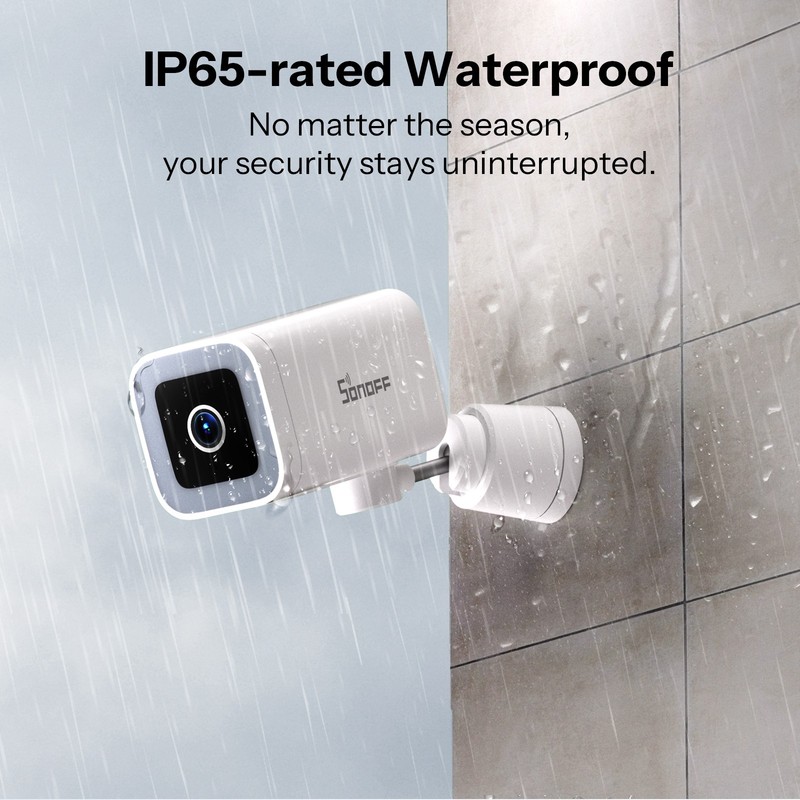 SONOFF CAM-B1P Outdoor Security Camera,2K HD & Color Night Vision,Panoramic View gallery