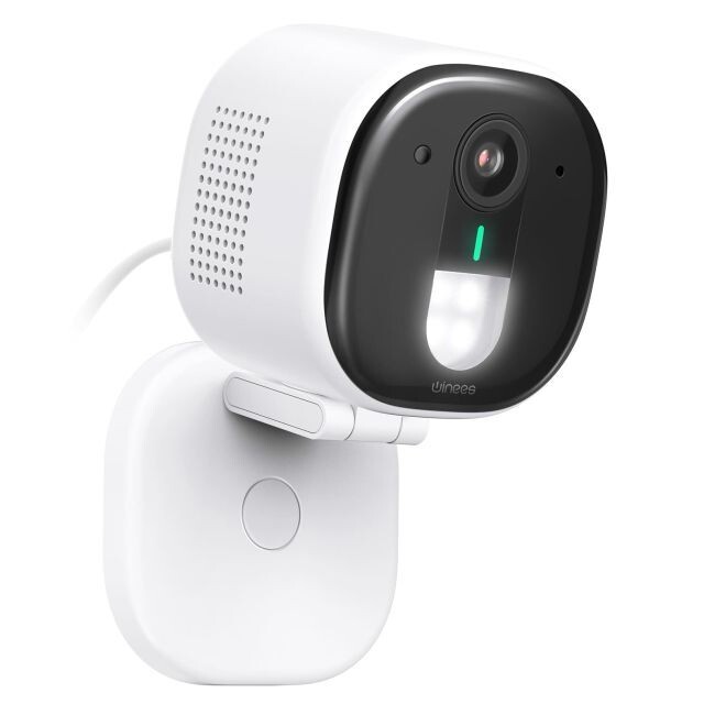 winees M3 Pro 2K Wired Outdoor/Indoor Security Camera, Cloud/Card Storage, Ai