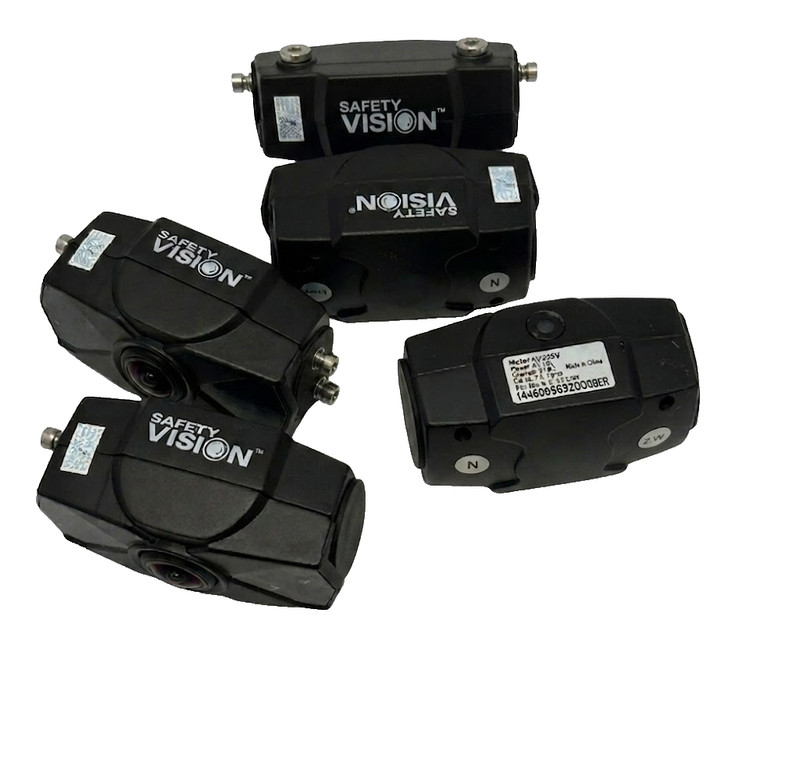 Lot of 5 Safety Vision AHD-WV 1080p Wide View Interior Camera w/ Mic 148 deg FOV