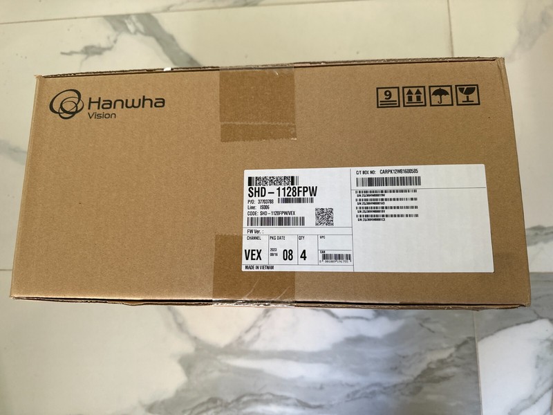 New Hanwha SHD-1128FPW In-ceiling flush mount
