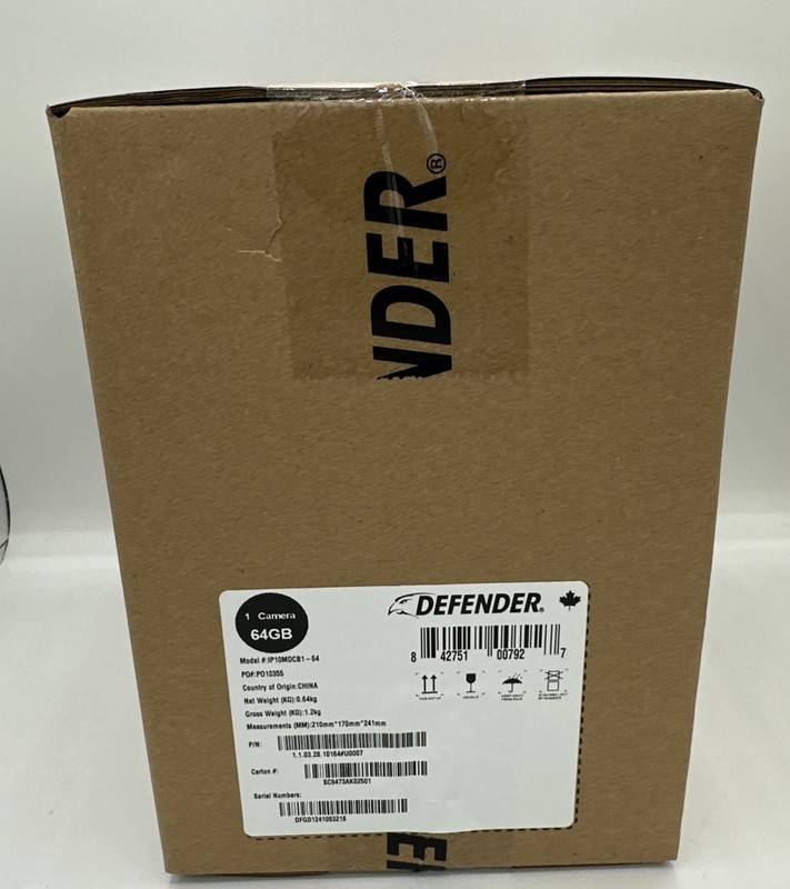 Defender AI Powered Guard Pro 3K Plus PTZ Dual Lens Security Camera 64GB gallery