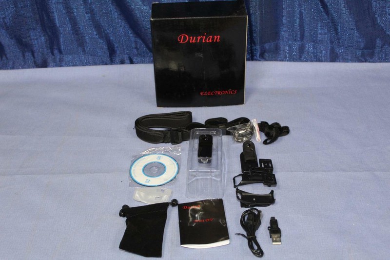 Durian Mini DVR Camera Supports up tp 16GB Micro SD card many mount options