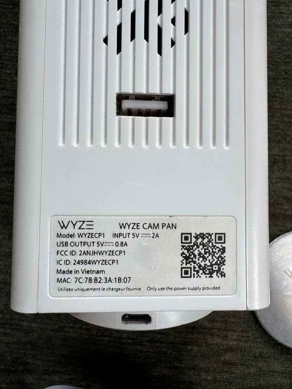 Wyze Cam v2 + Cam Pan *Need firmware flash gallery