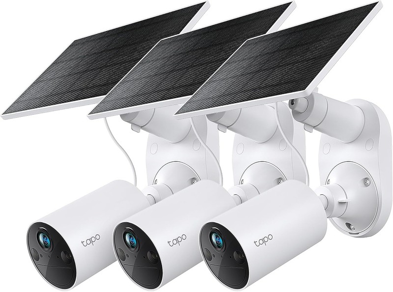 Tapo SolarCam 1080p Outdoor Wireless Security Camera, C402 KIT 3 Solar