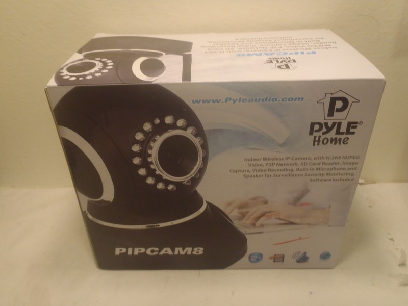 Pyle Wireless Outdoor IP Camera, P2P Network, Image Capture, Video,Built-In Mic gallery