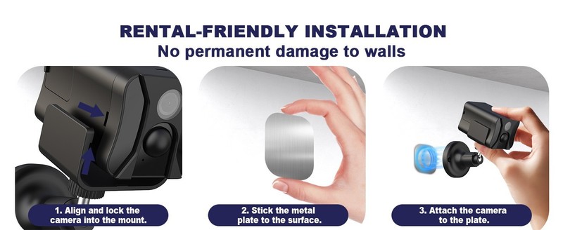 4G LTE Indoor Security Camera, No WiFi Needed, Night Vision, Long Battery Life, gallery
