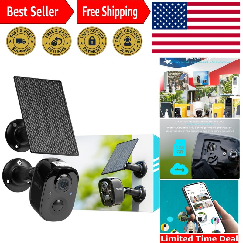 Vicohome G6B Best 2K Solar Security Camera Wireless Outdoor System, No NVR Ne…
