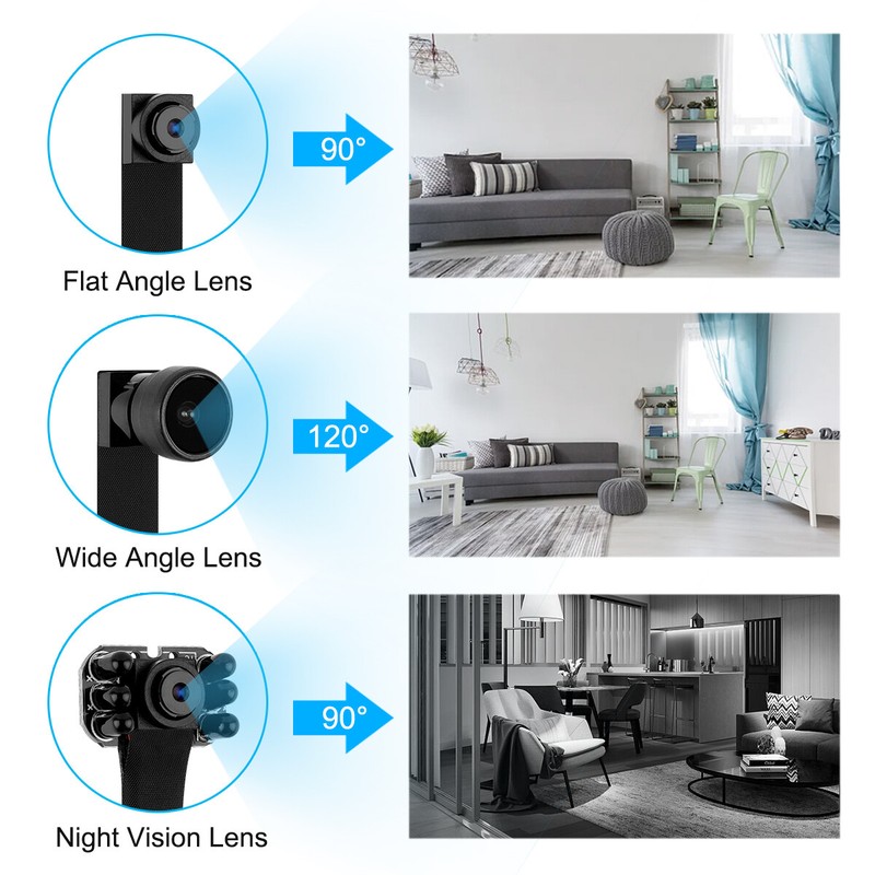 Portable WIFI Mini Camera 1080P HD Pinhole DIY Module Screw IP DVR Nanny Cam gallery