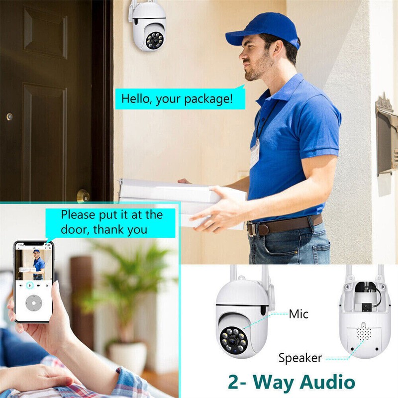 1/2/4PCS Wireless Wifi Security Camera System Outdoor Home 5G 1080P Night Vision gallery