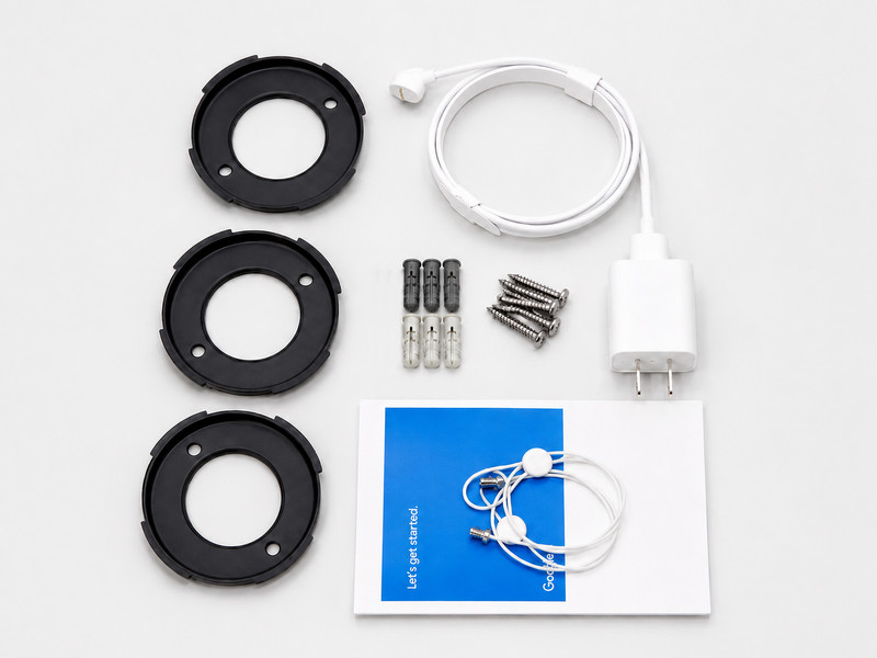 3 Pack Google G3AL9 Nest Cam 1080p Indoor Outdoor Security Camera Battery gallery