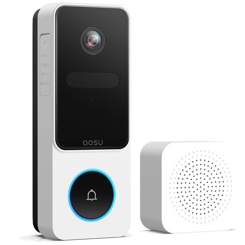 2K Wireless Video Doorbell Camera – Alexa Compatible