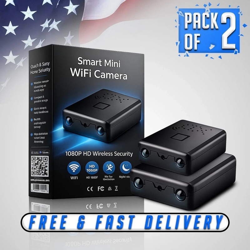 2026 Smart Mini WiFi Camera Wireless 1080P HD Night Cam w/Battery Home Security gallery