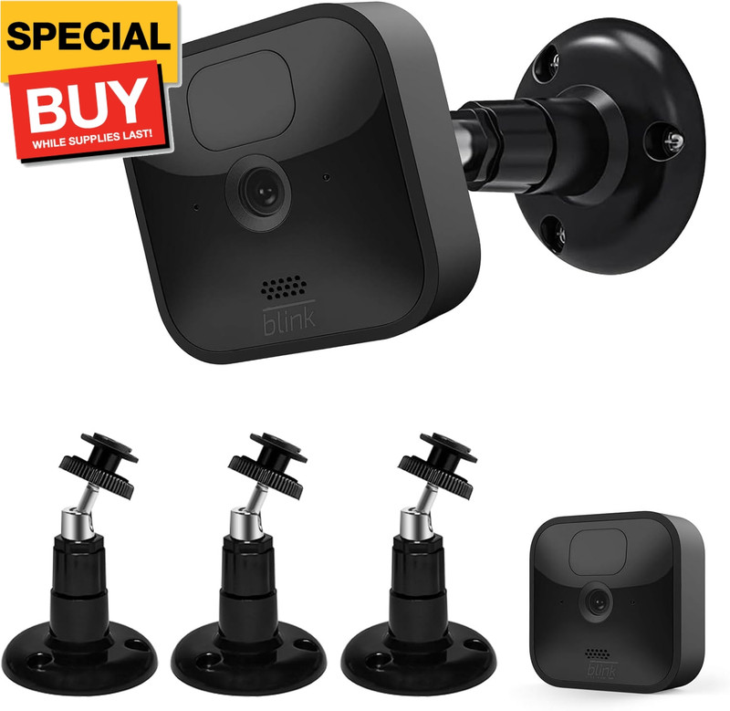 Blink Outdoor Camera Mount, 360 Degree Adjustable Indoor/Outdoor Wall Mount Brac