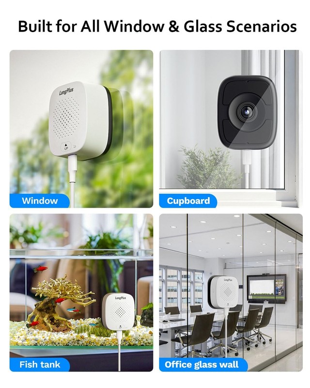 5MP 3K Window Cameras for Home Security, 2.4G 5G WiFi Safeview Window Securit... gallery