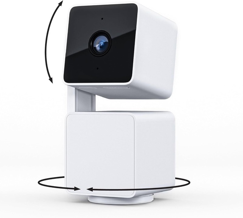 WYZE Cam Pan v3 Indoor/Outdoor IP65-Rated 1080p Pan/Tilt/Zoom Wi-Fi White