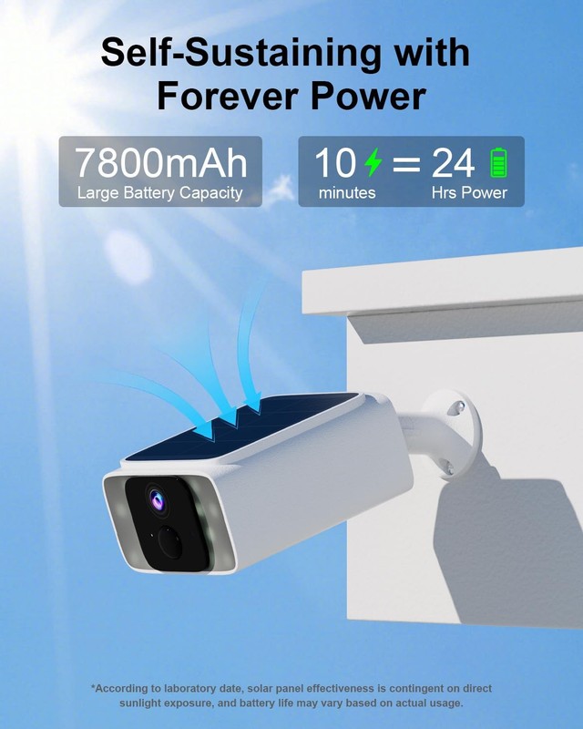 S26 4G LTE Cellular Security Camera with 1st Year Free Data, Solar Camera Out... gallery