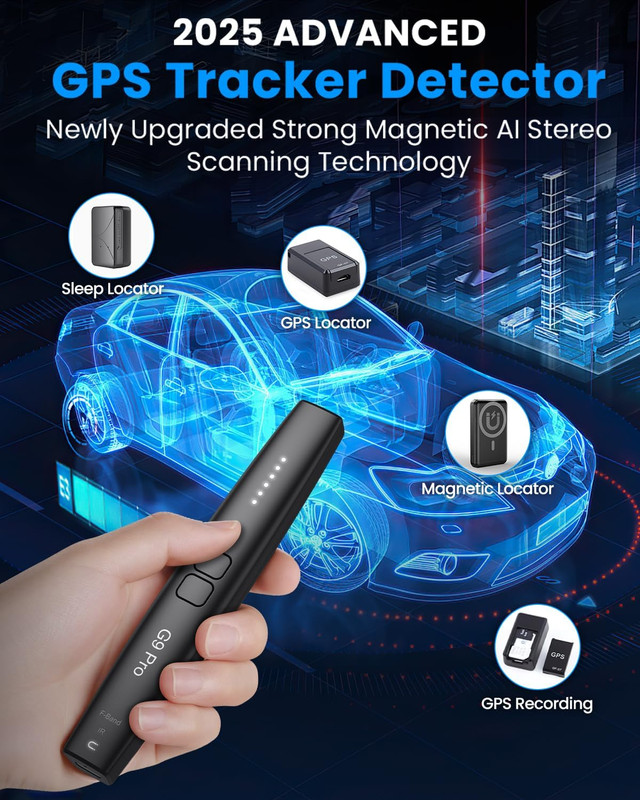 JAXTIN G9 Pro Hidden Camera Detector - 2025 Anti-Spy Cameras Finder Detector, GP gallery