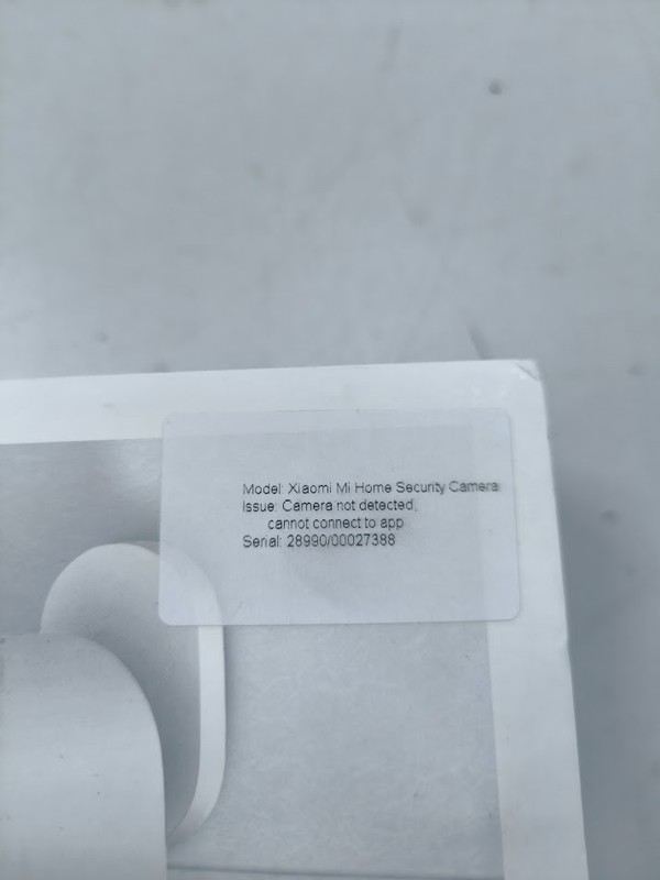 Xiaomi Mi Home Security Camera - Opened, Connection Issue gallery